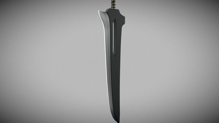 Bleach Sword Fan Art 3D Model