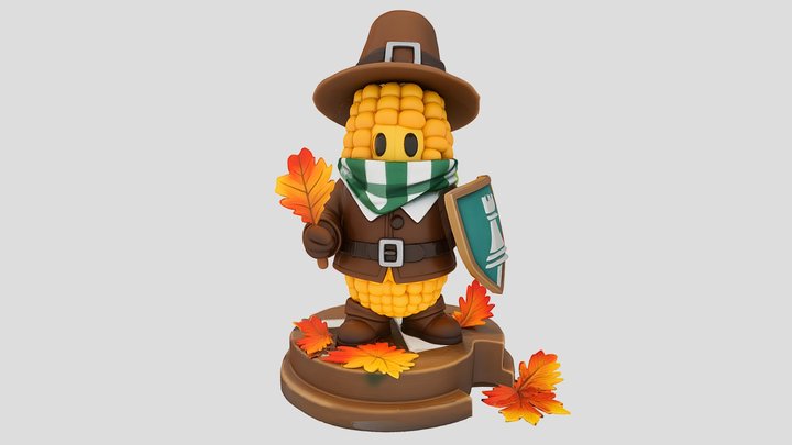 Corn Pawn Chess Piece