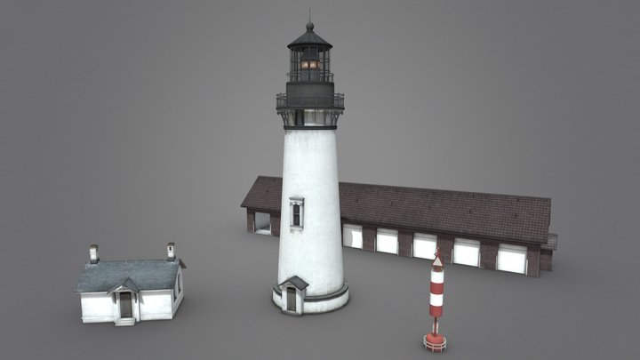 Light Tower Pack 3D Model