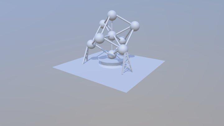 Atomium 3D Model 3D Model