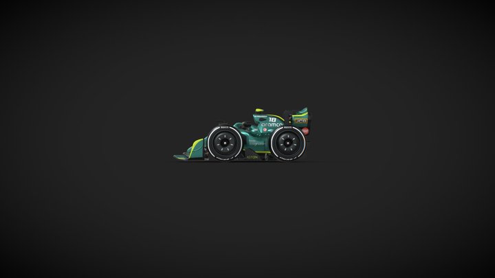 Aston Martin F1 AMR22 2022 3D Model