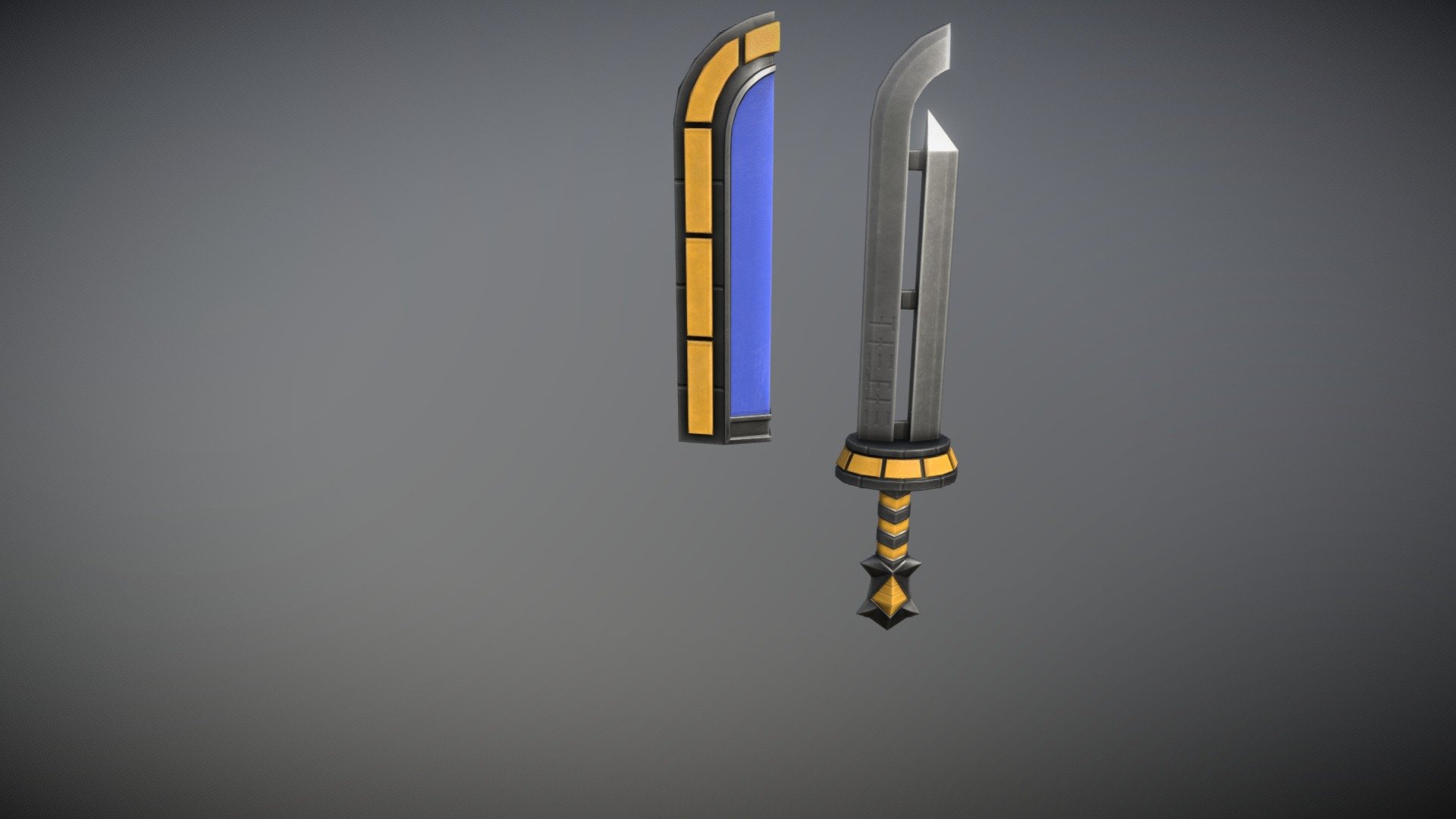 Razor Sword - 3D model by Dylan Larson (@dylanlarson2001) [09f2369 ...