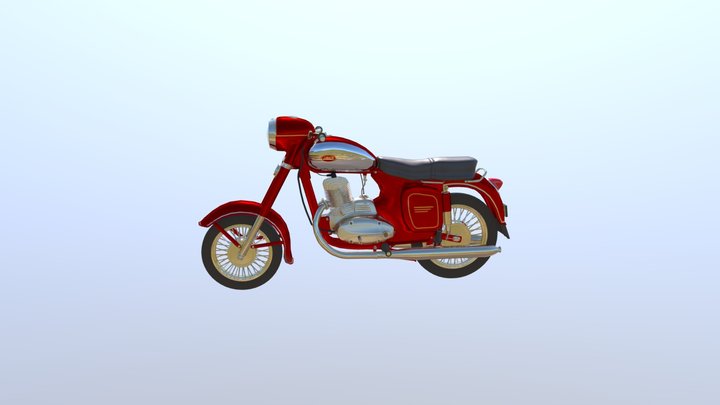 Jawa 250 3D Model