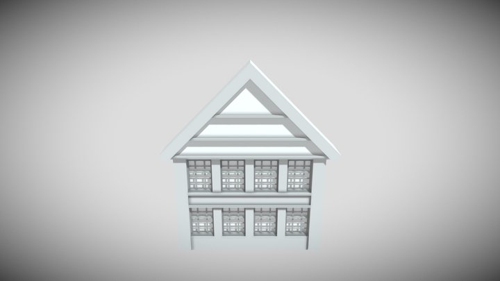 Monochrome House 1 3D Model