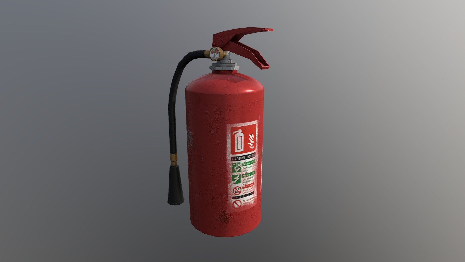 Fire Extinguisher - 3D model by marieorgsi [09f30ff] - Sketchfab