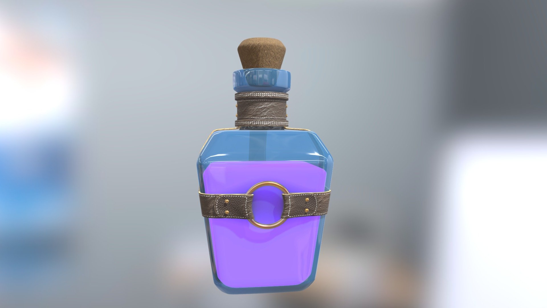 Potion Glass Elixir Bottle + Reviews