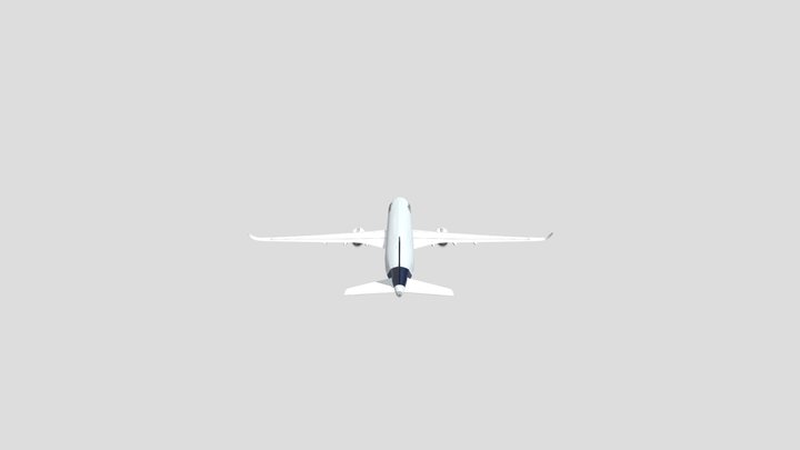 A350-900 Lufthansa 3D Model