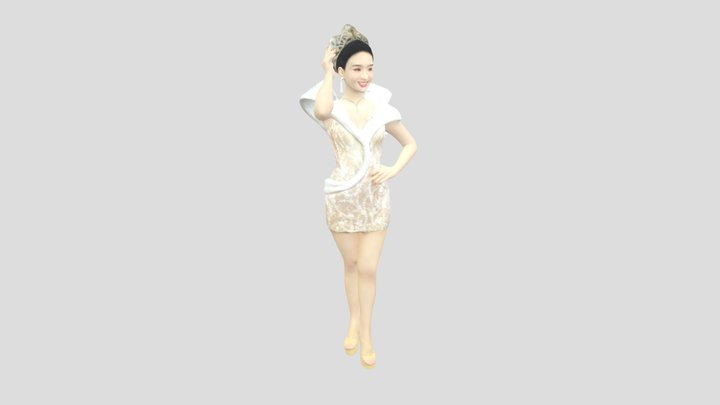 Hoa Hậu SV Viêt Nam 2024 3D Model