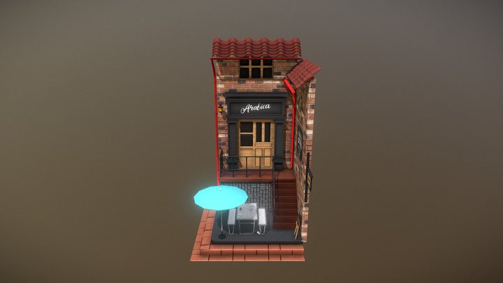 Coffee Shop 3D Model