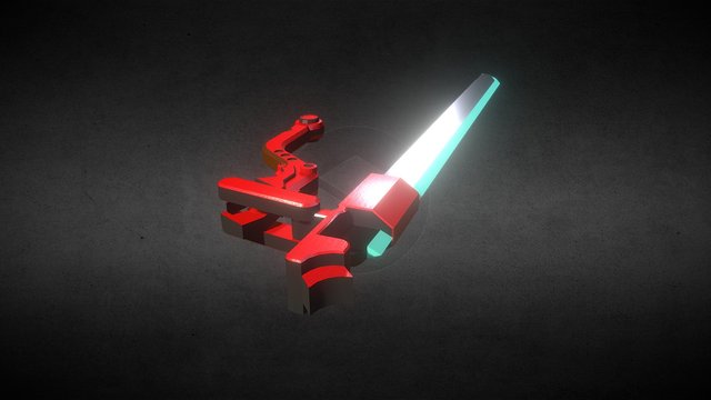 Sci-fi Sword 3D Model
