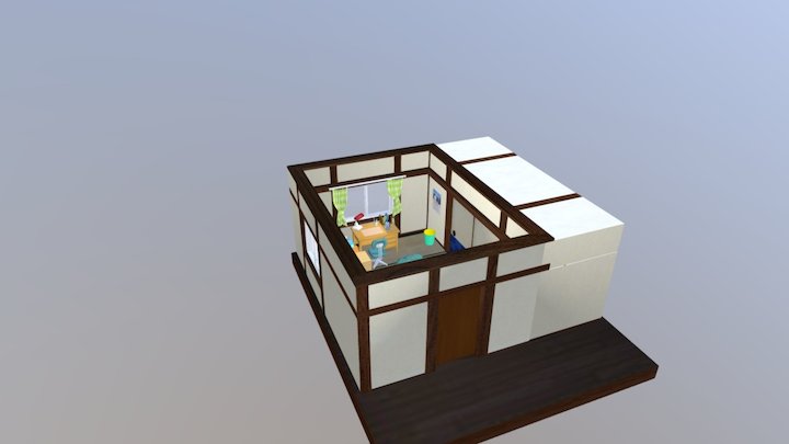Nobita Room 3D Model