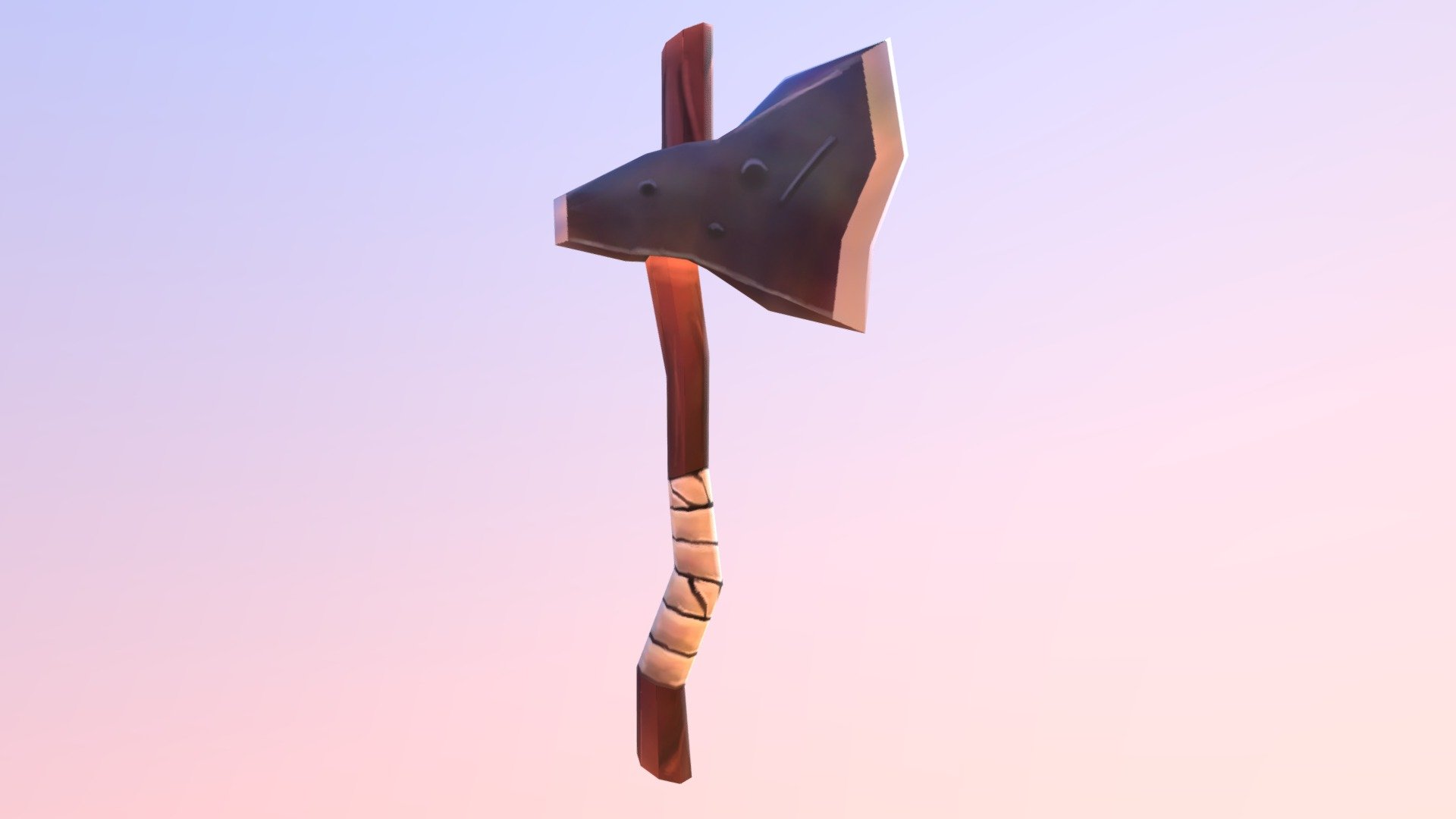 Hatchet - 3D model by IsraLuque [09f6cc3] - Sketchfab
