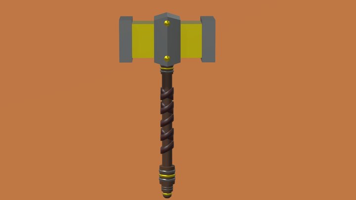 🔨 Dwarf's Hammer 🛠️ 3D Model