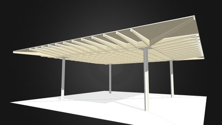 TOG-PL-Charpente Pavillons 3D Model