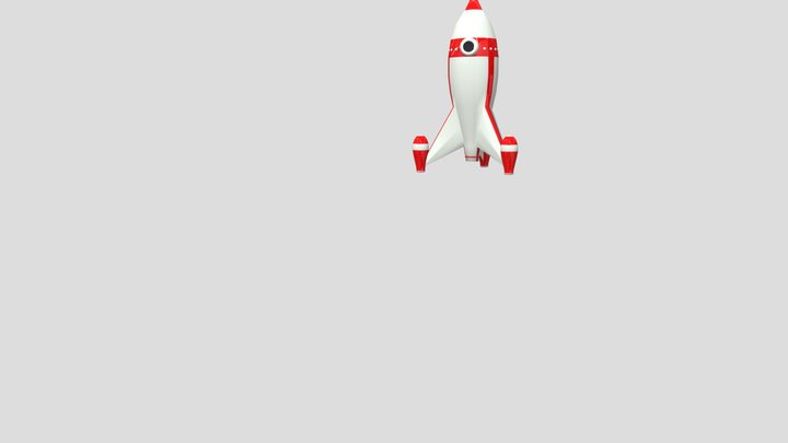 Rocket Ship 3D Model