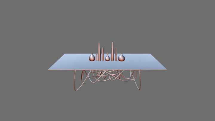 Quantum Table 3D Model