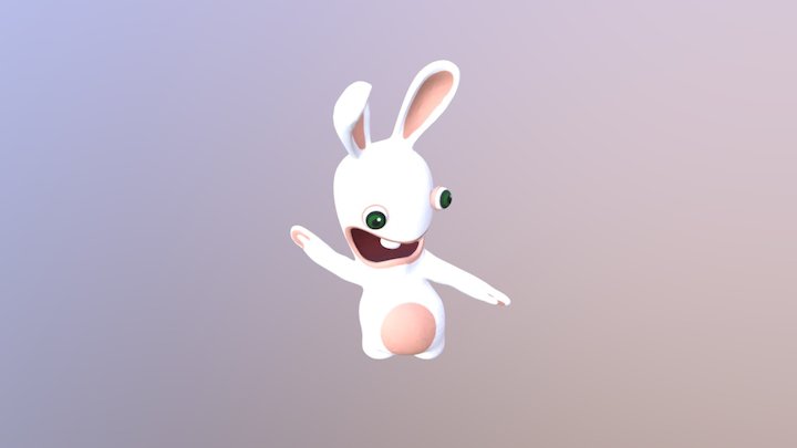 Rabbid 3D Model