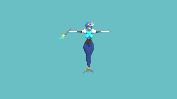Splash Woman 3D Model