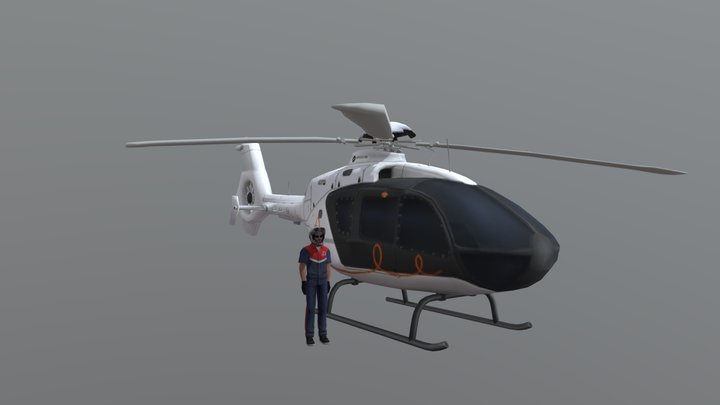 Cedric-EC135- Waving-190 Rotor 3D Model