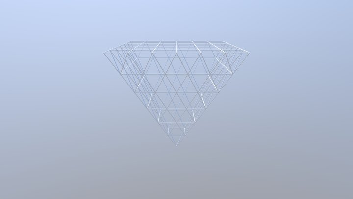 See-through Himmeli 3D Model