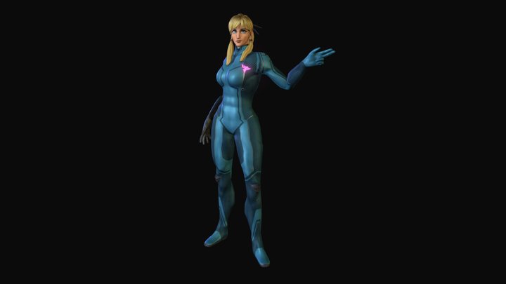 Zero Suit Samus | Character 3D Model