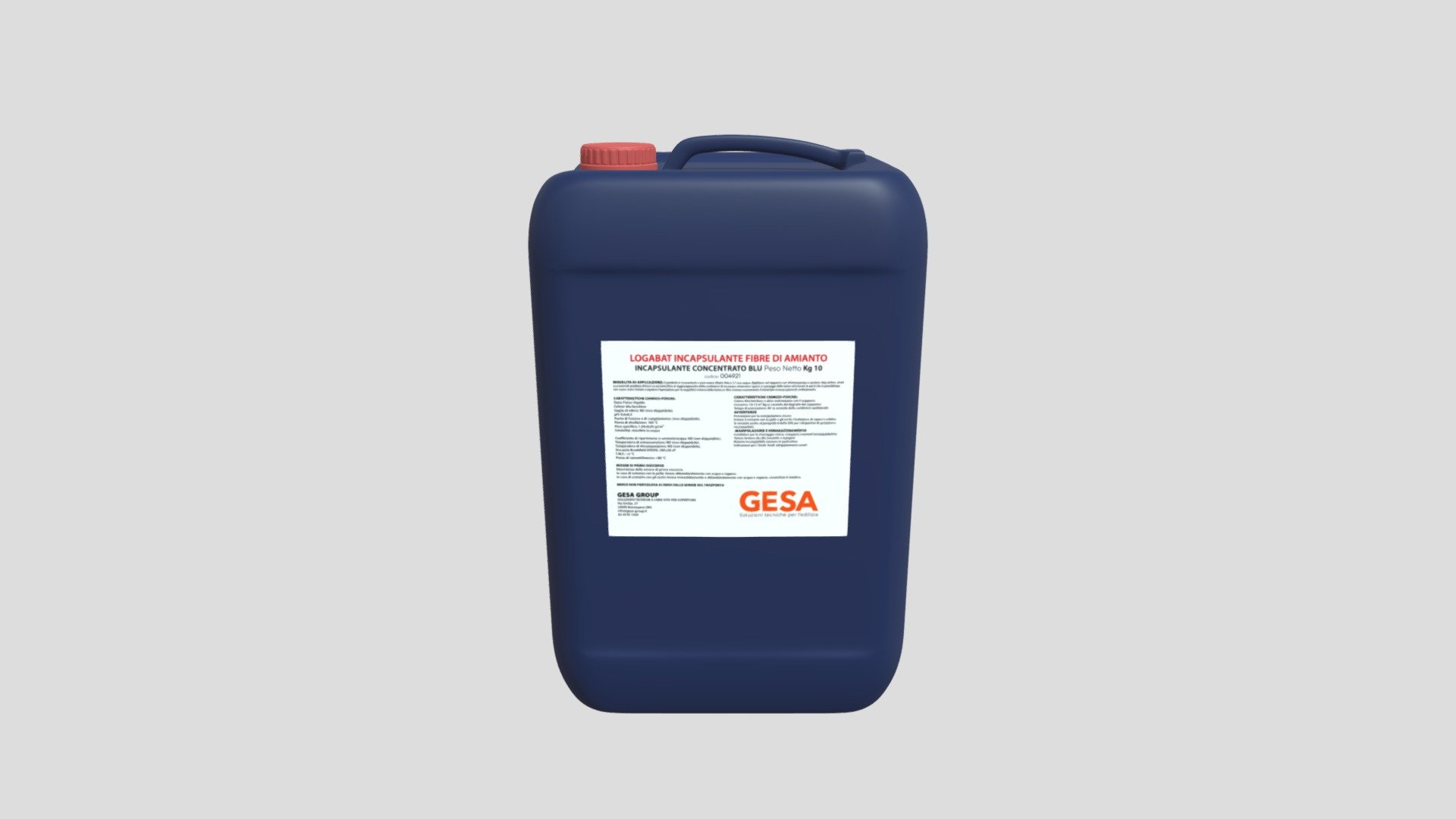 Logabat concentrato blu — Sketchfab embed 3D viewer