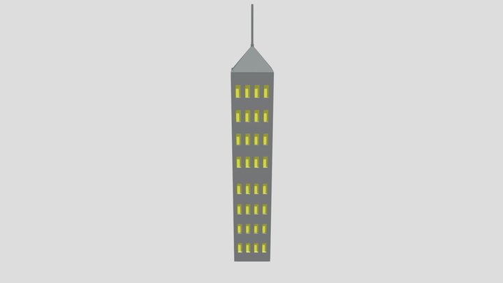 Tall skyscraper 1 3D Model