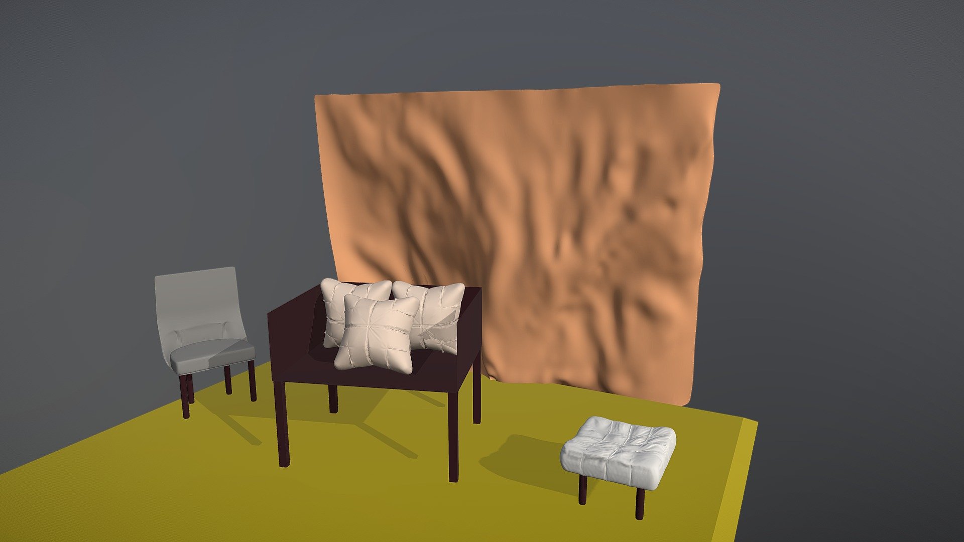 Мебель с занавесками/furniture with curtains