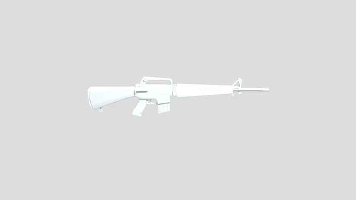 M16a1 3D Model