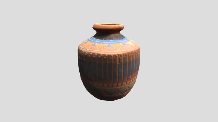 Navajo_ Pottery_ Vase_240204 3D Model