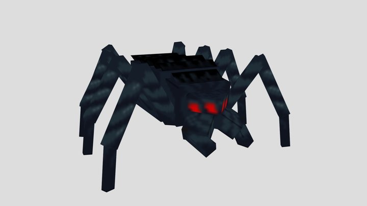 Minecraft Spider Monster 3D Model