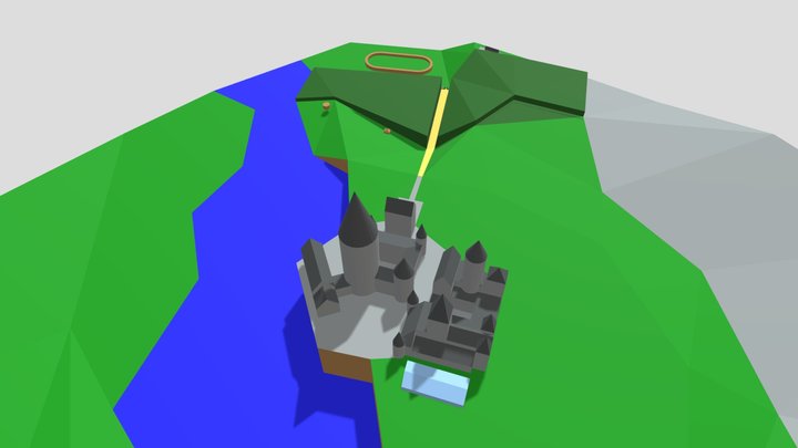 Hogwarts Grounds model - Films (later) 3D Model