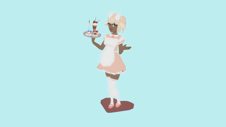 Goat Maid 3D Model