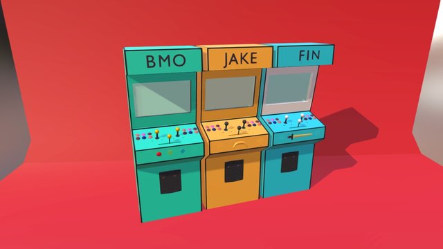 Arcade - Adventure time 3D Model