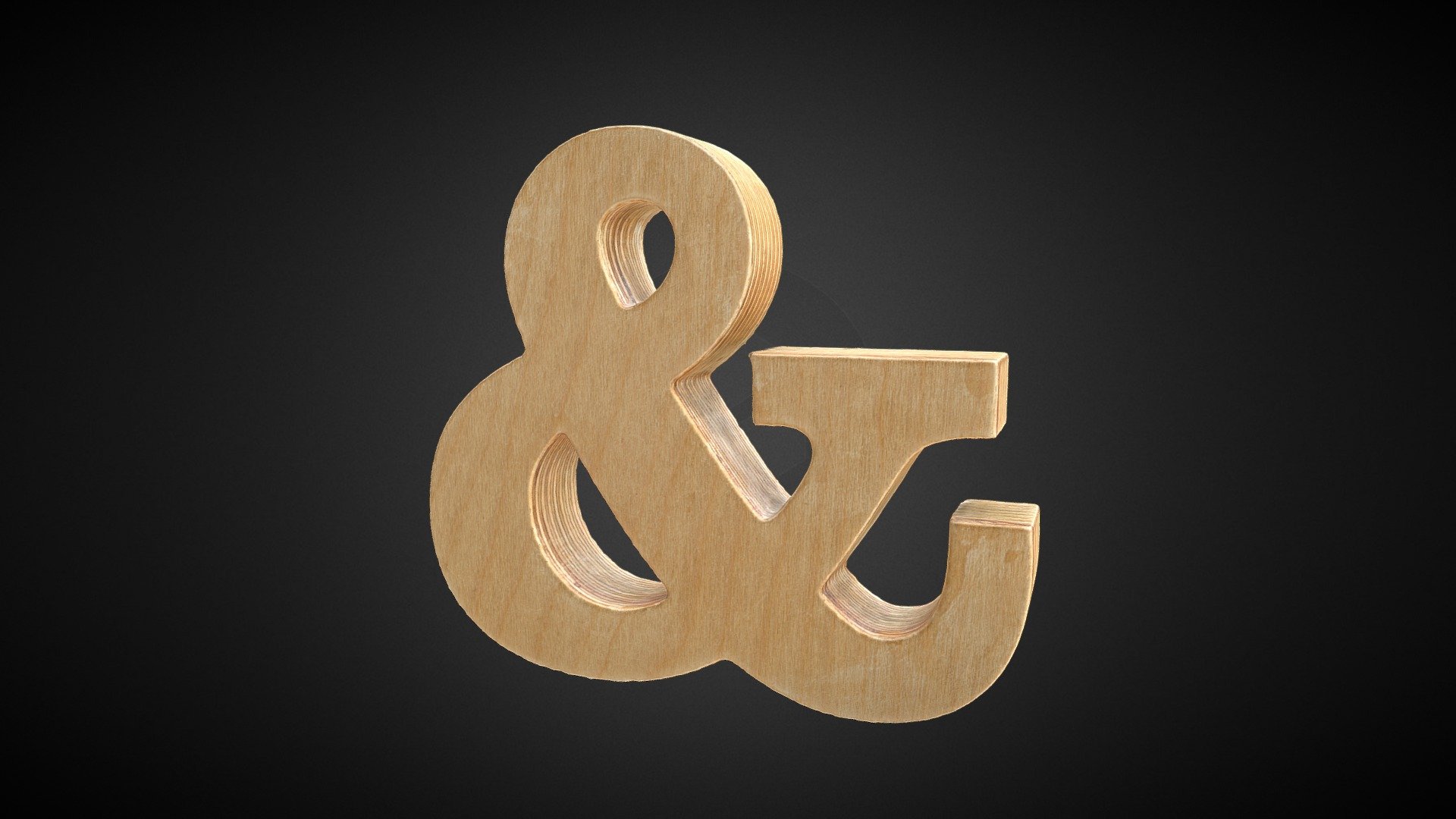 Wooden Letter 3D scan Download Free 3D model by grafi (zdenkoroman) [0a03169] Sketchfab