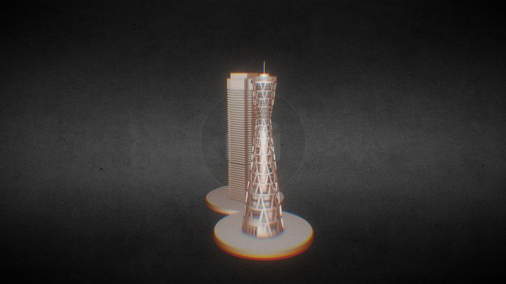神戸ポートタワー 3D Model