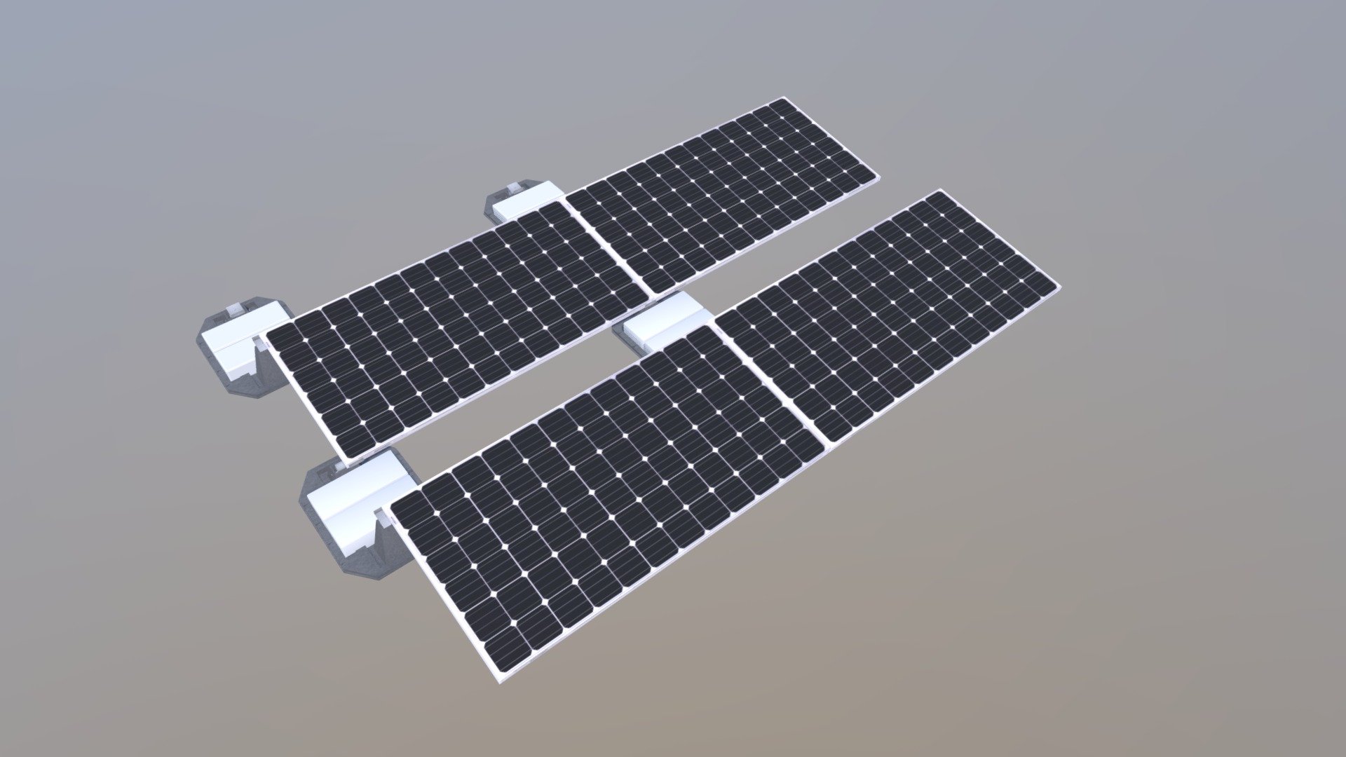 Eco Foot 2 Ballasted Linkable 3d Model By One80 Solar One80solar [0a04c28] Sketchfab