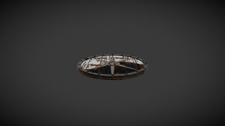 Viking Shield Asset 3D Model