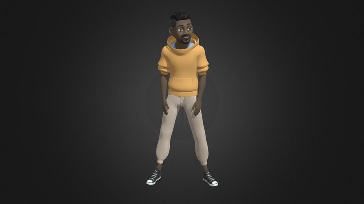 Drake animation character 3D Model