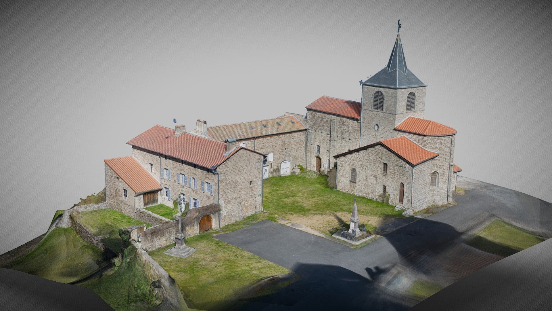 Prieuré de La Chaulme 3D model by Christophe Mathevot (wykky