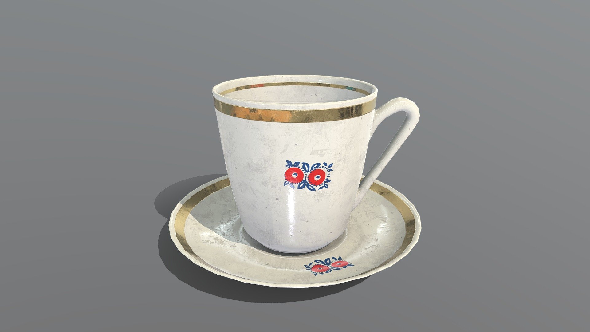 Tea Cup and Plate