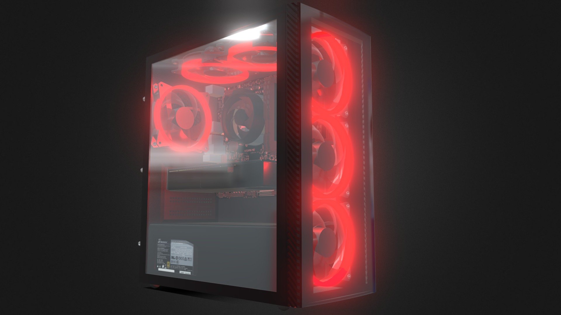 Gaming Pc Cool Rgb 3D model