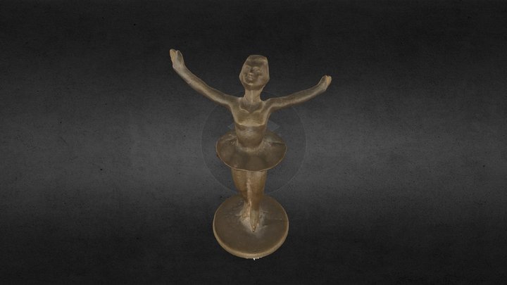 LittleSkaterStatue 3D Model