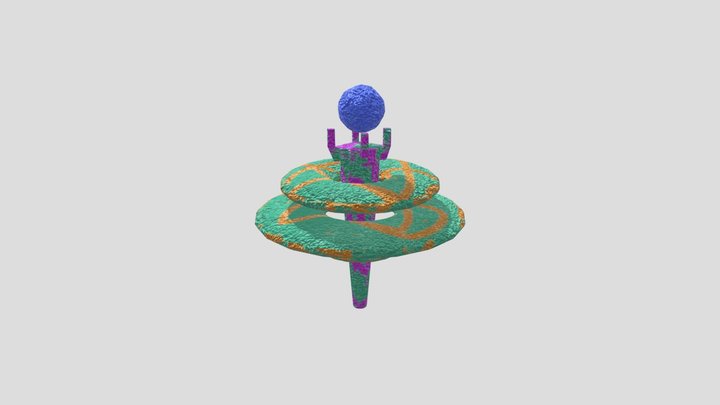 Alienplant orb 3D Model