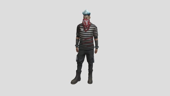 Cool Bundle Free Fire 3D Model