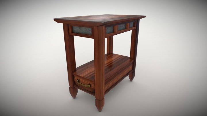 Atkinson End Table by Loon Peak 3D Model