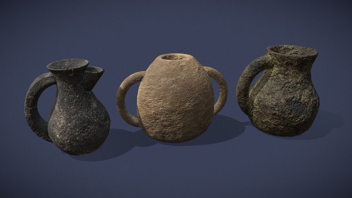 Medieval Jugs – Free 3D Model STL