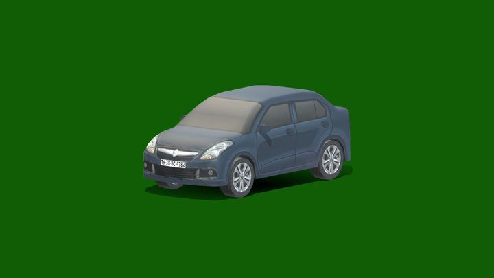 Swift Dzire 2014 – Free 3D Model STL