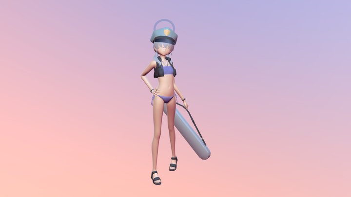 Blue Archive Valkyrie mob 3D Model