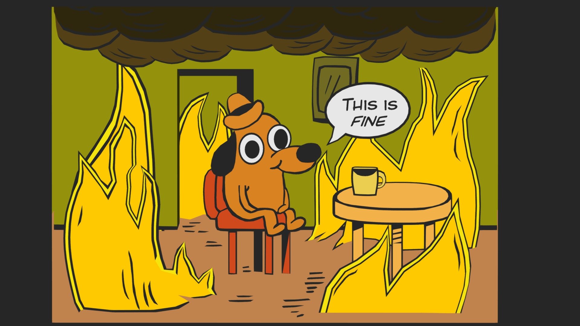 This Is Fine Download Free 3D Model By Louda LoudaStudio 0a0d3d3 